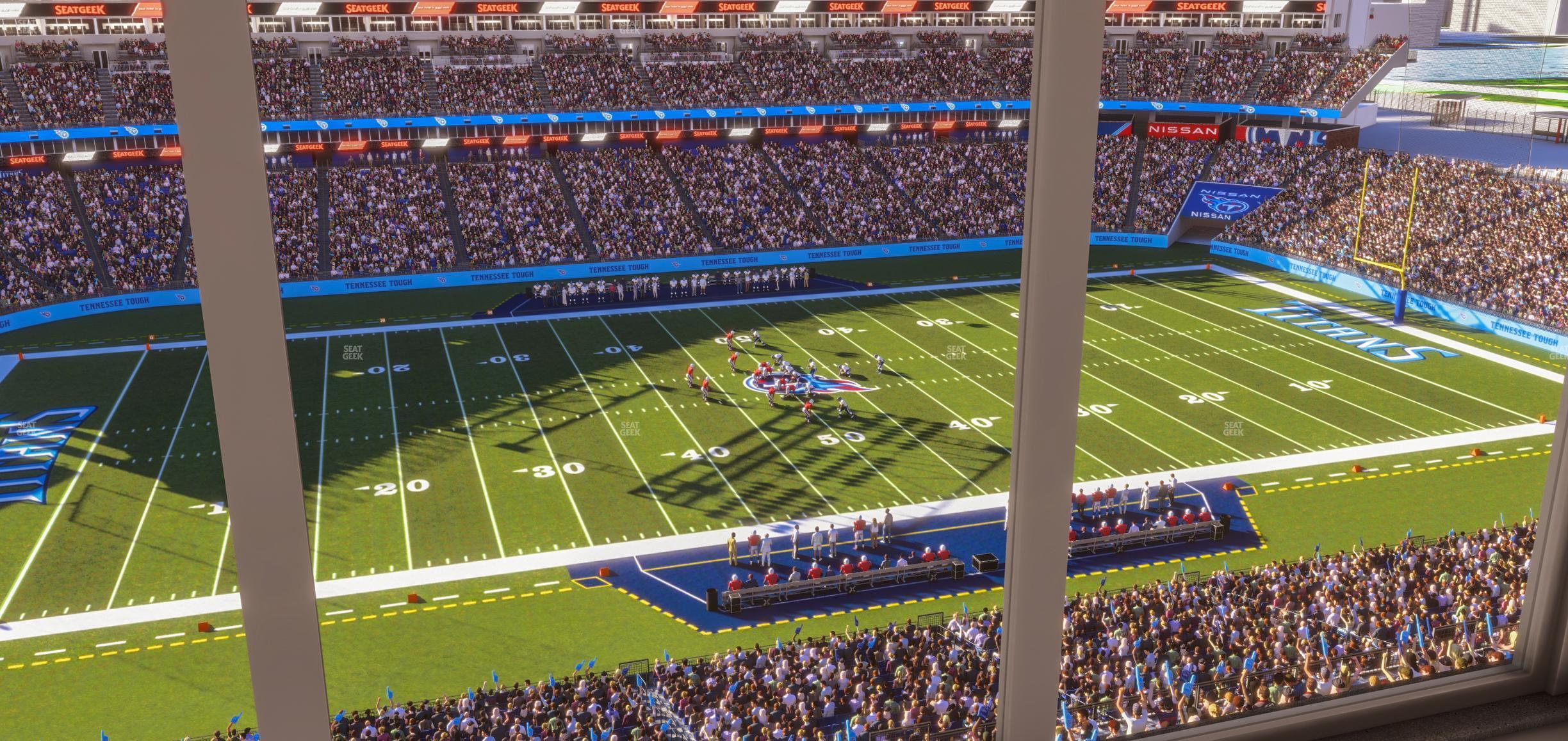 Seating view for Nissan Stadium Section Suite 627 E