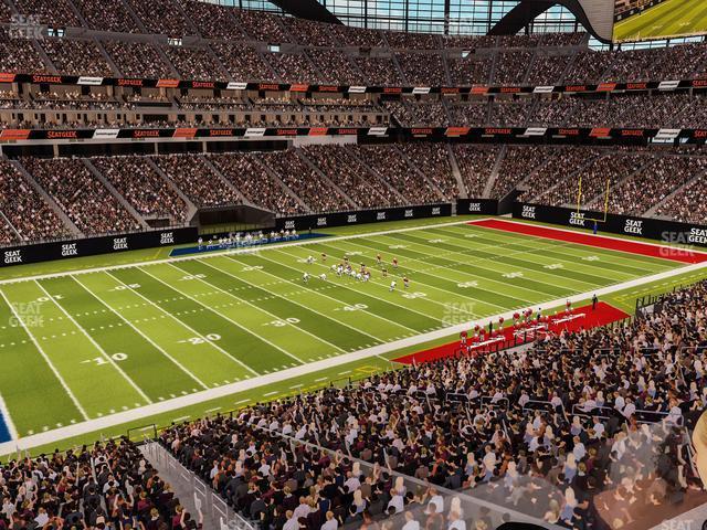 Seating view for Allegiant Stadium Section West Suite 1550