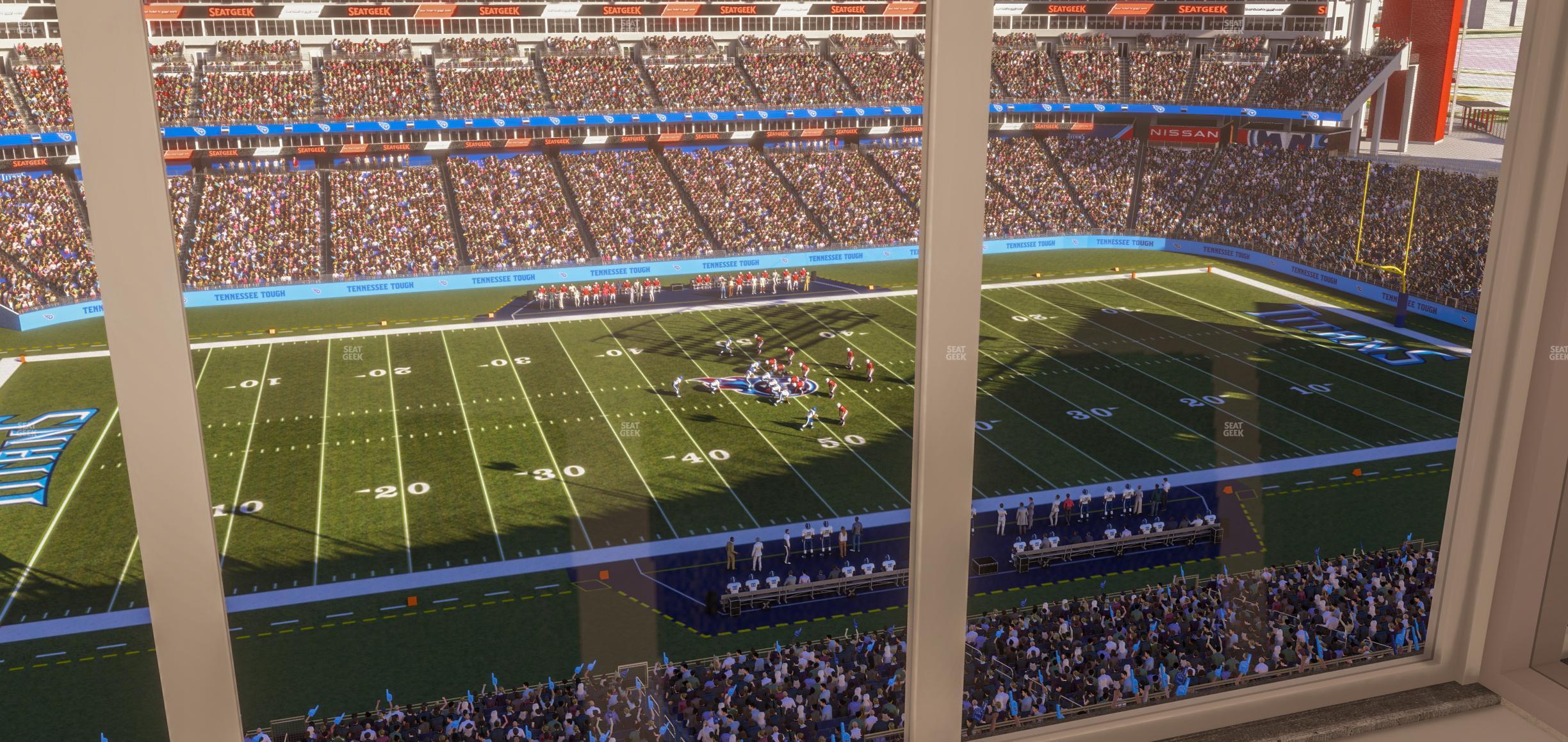 Seating view for Nissan Stadium Section Suite 677 W