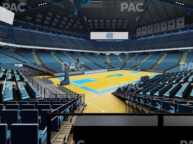 Seating view for Dean Smith Center Section 121