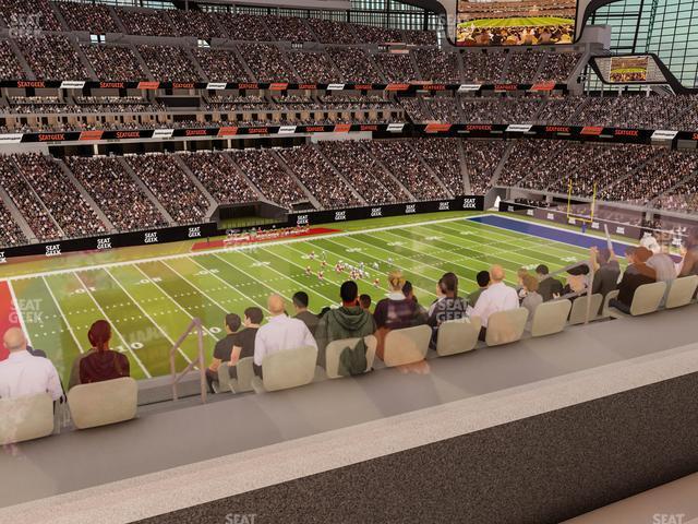 Seating view for Allegiant Stadium Section East Suite 2027