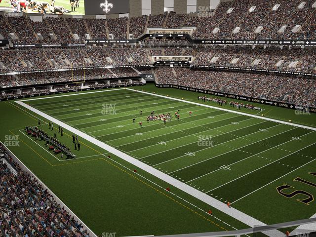 Seating view for Caesars Superdome Section Suite 434