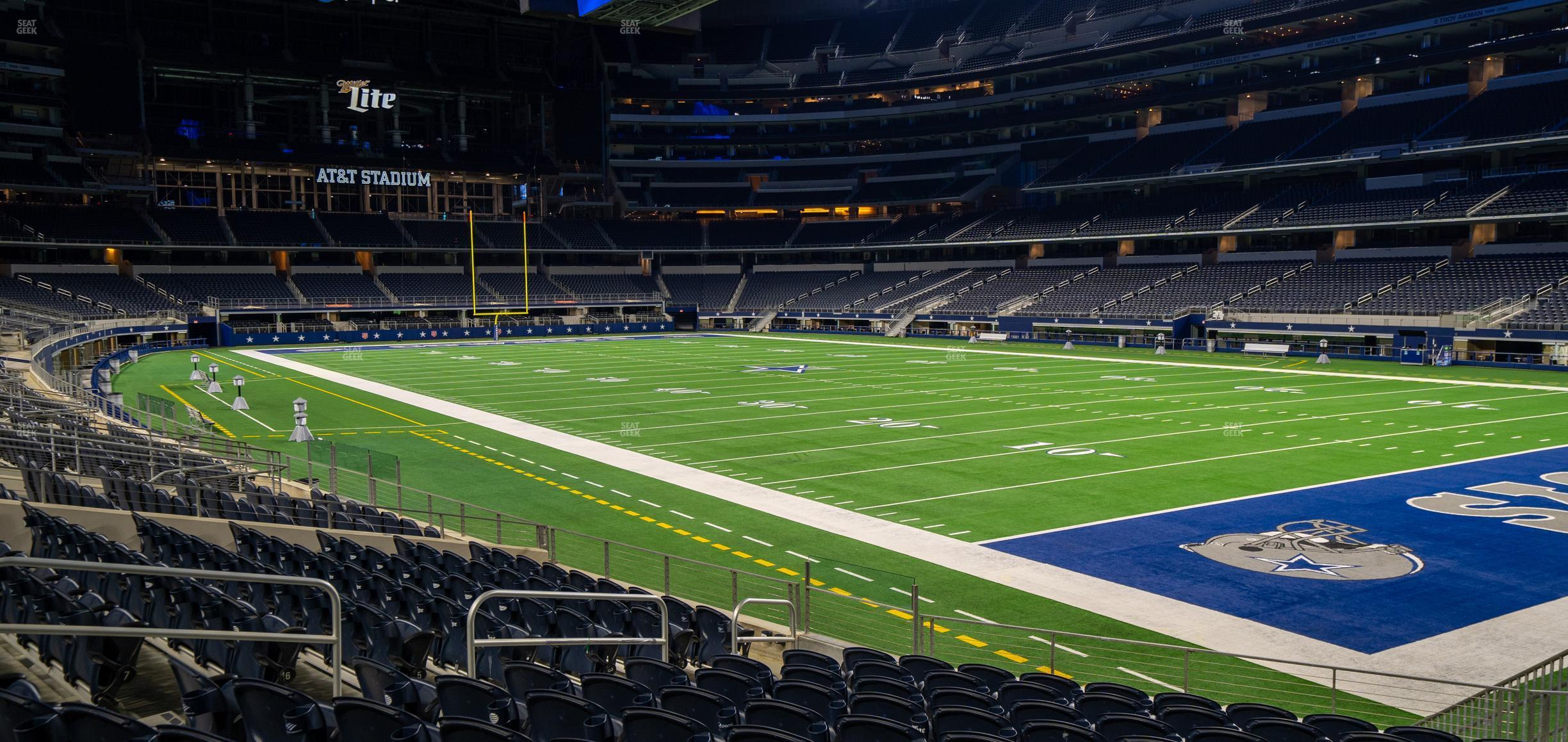 Seating view for AT&T Stadium Section 102