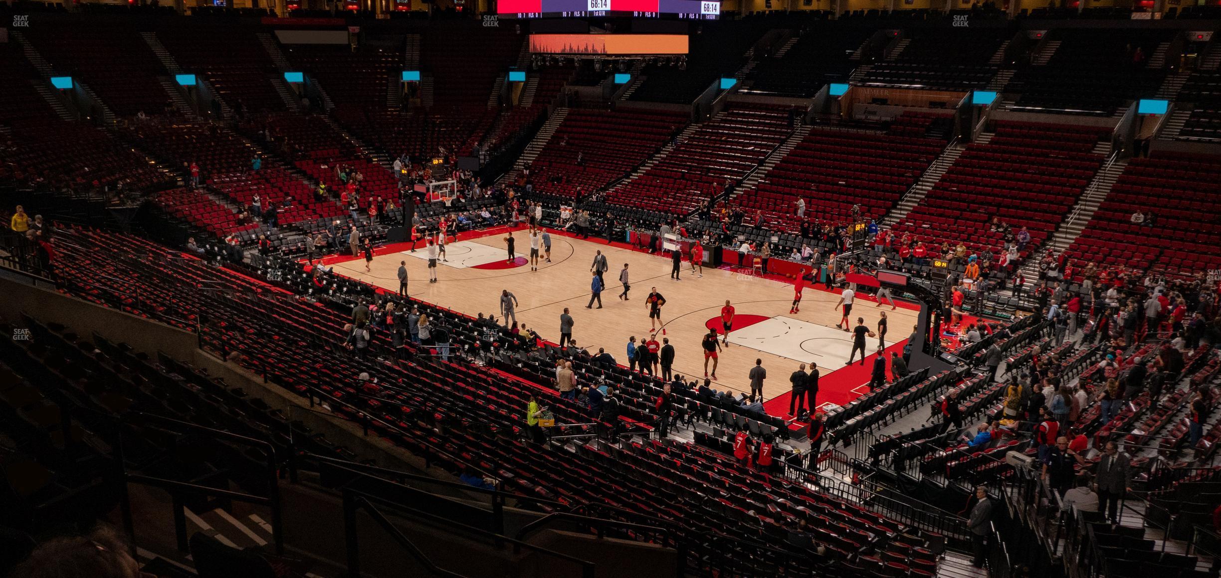 Seating view for Moda Center Section 213