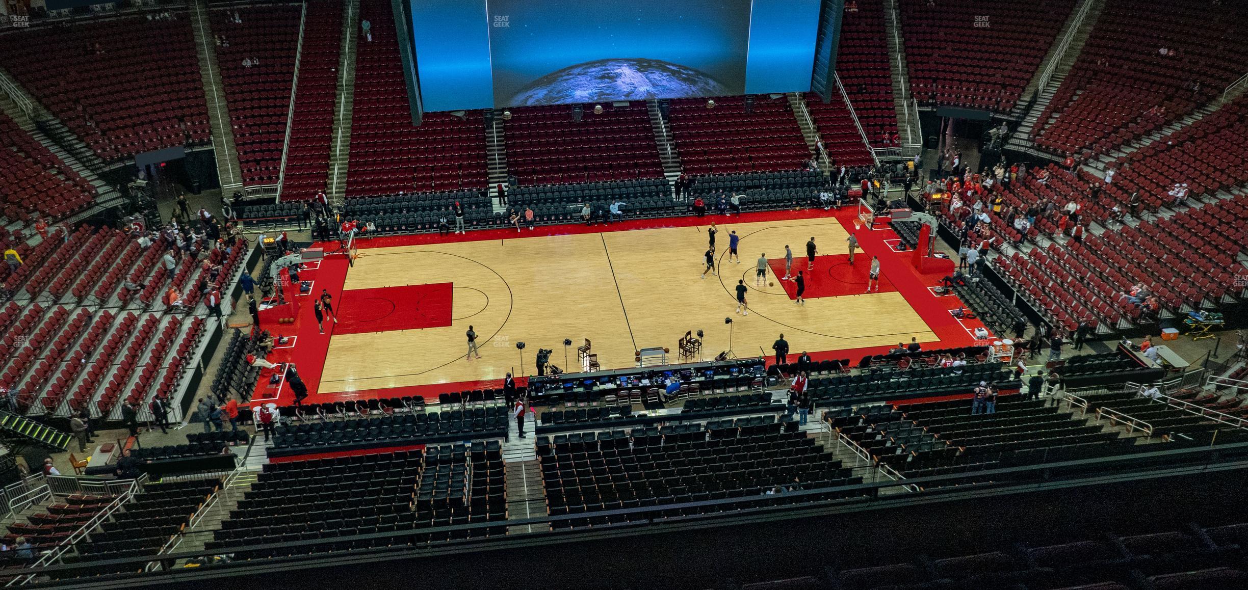 Seating view for Toyota Center Section 427