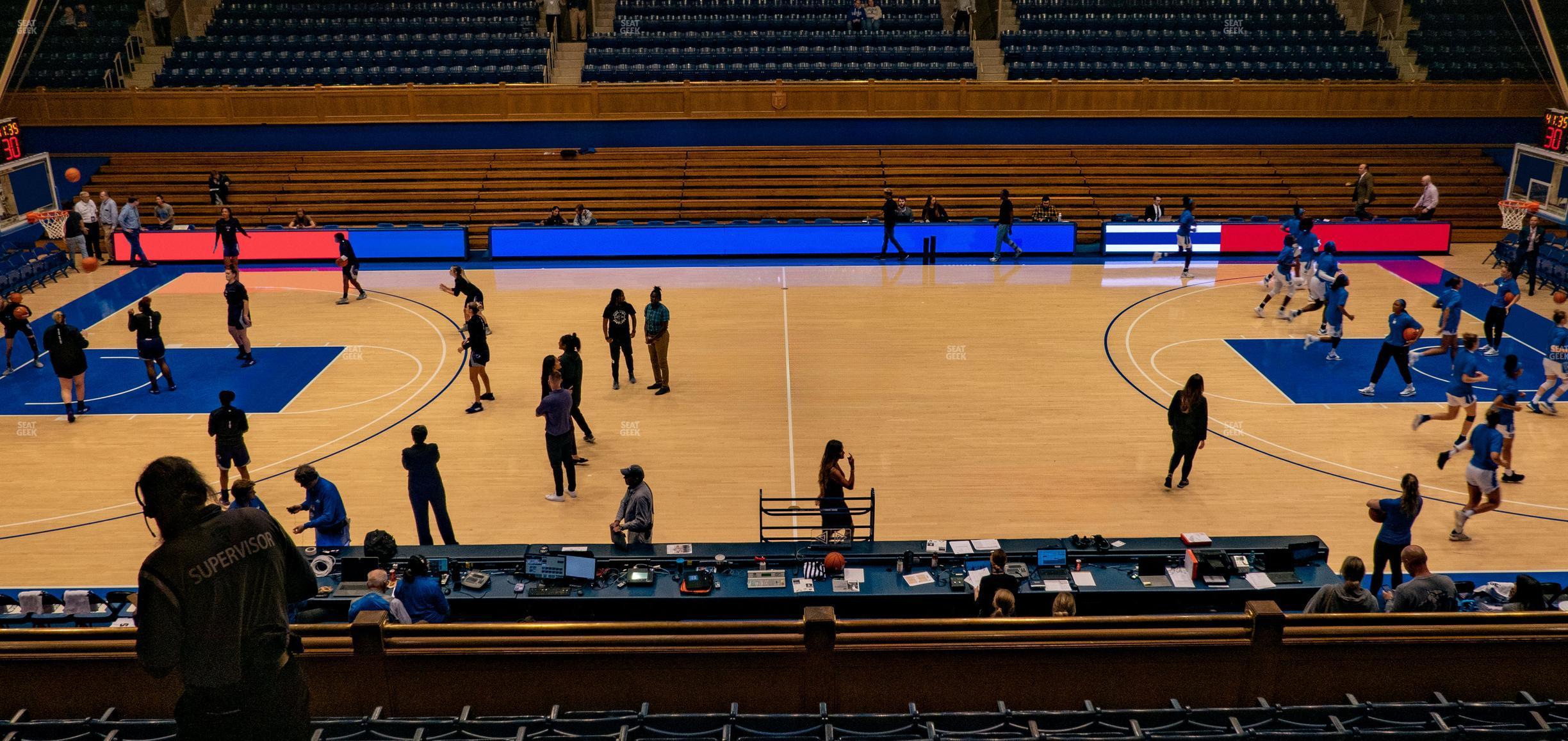 Seating view for Cameron Indoor Stadium Section 6