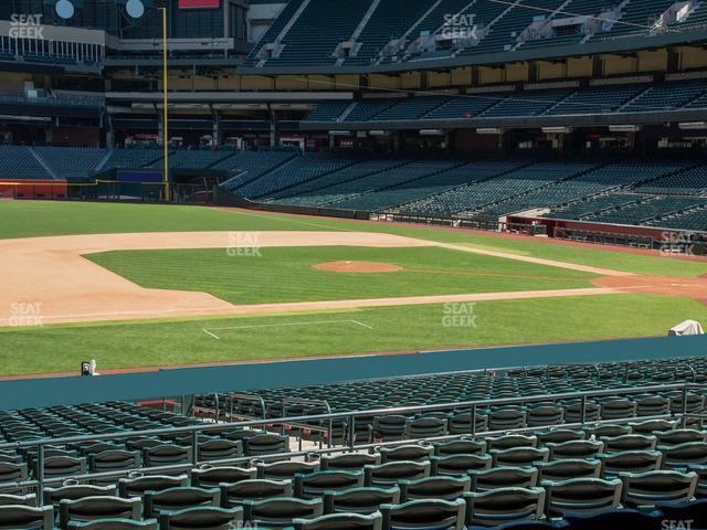 Seating view for Chase Field Section 129