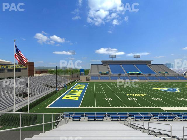 Seating view for Delaware Stadium Section N