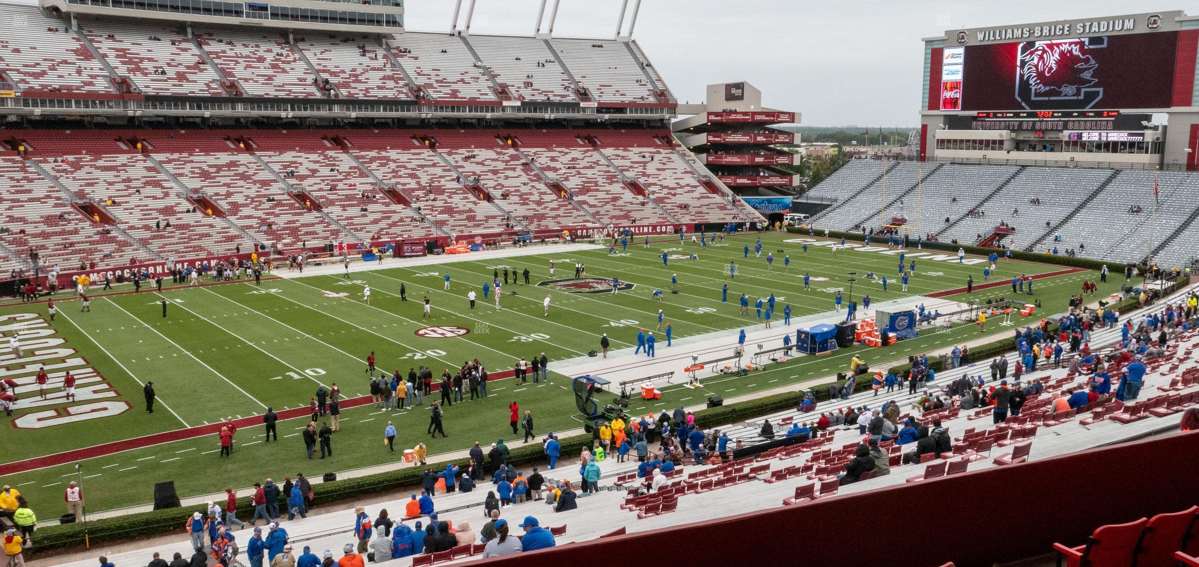 Seating view for Williams Brice Stadium Section 402