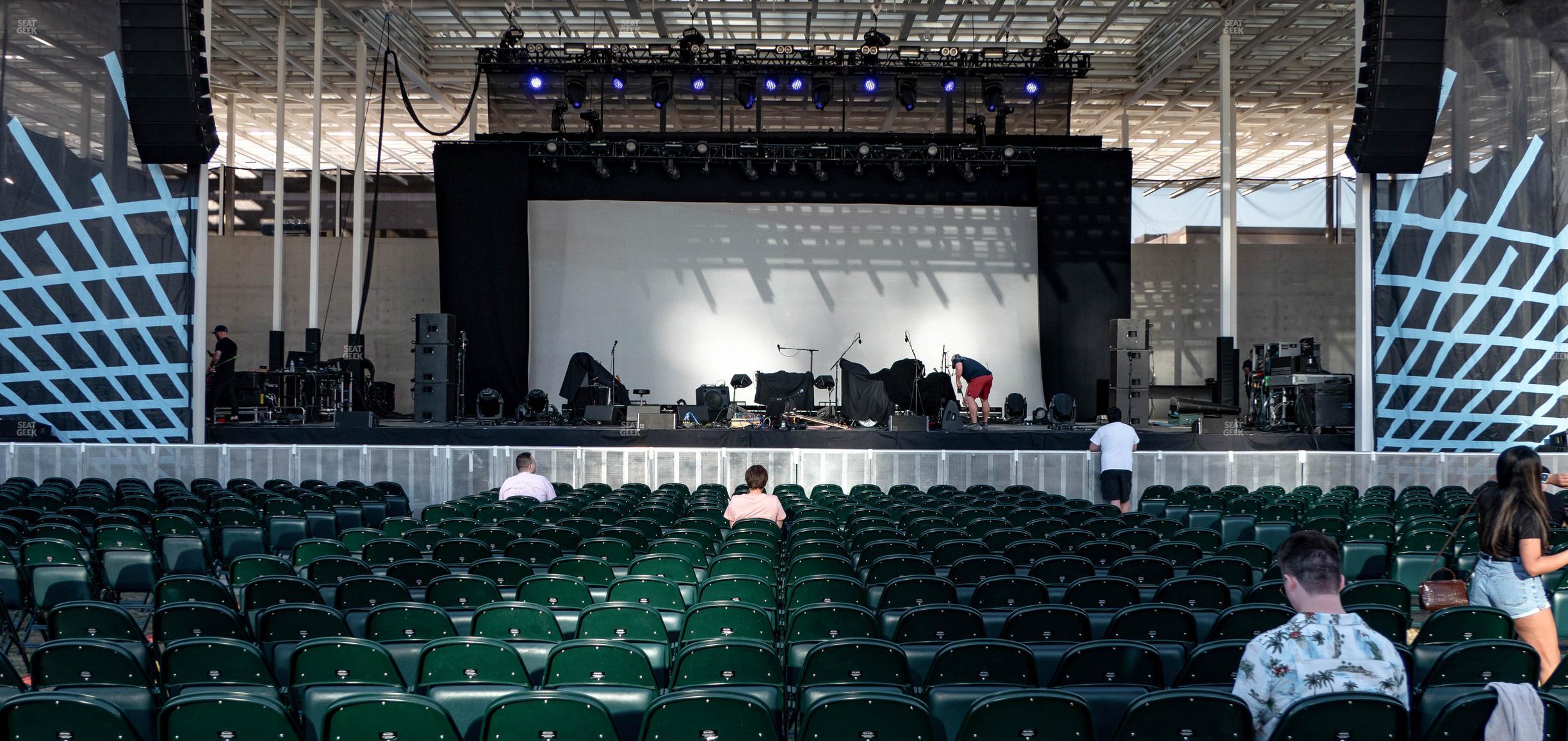 Seating view for Moody Amphitheater Section 103