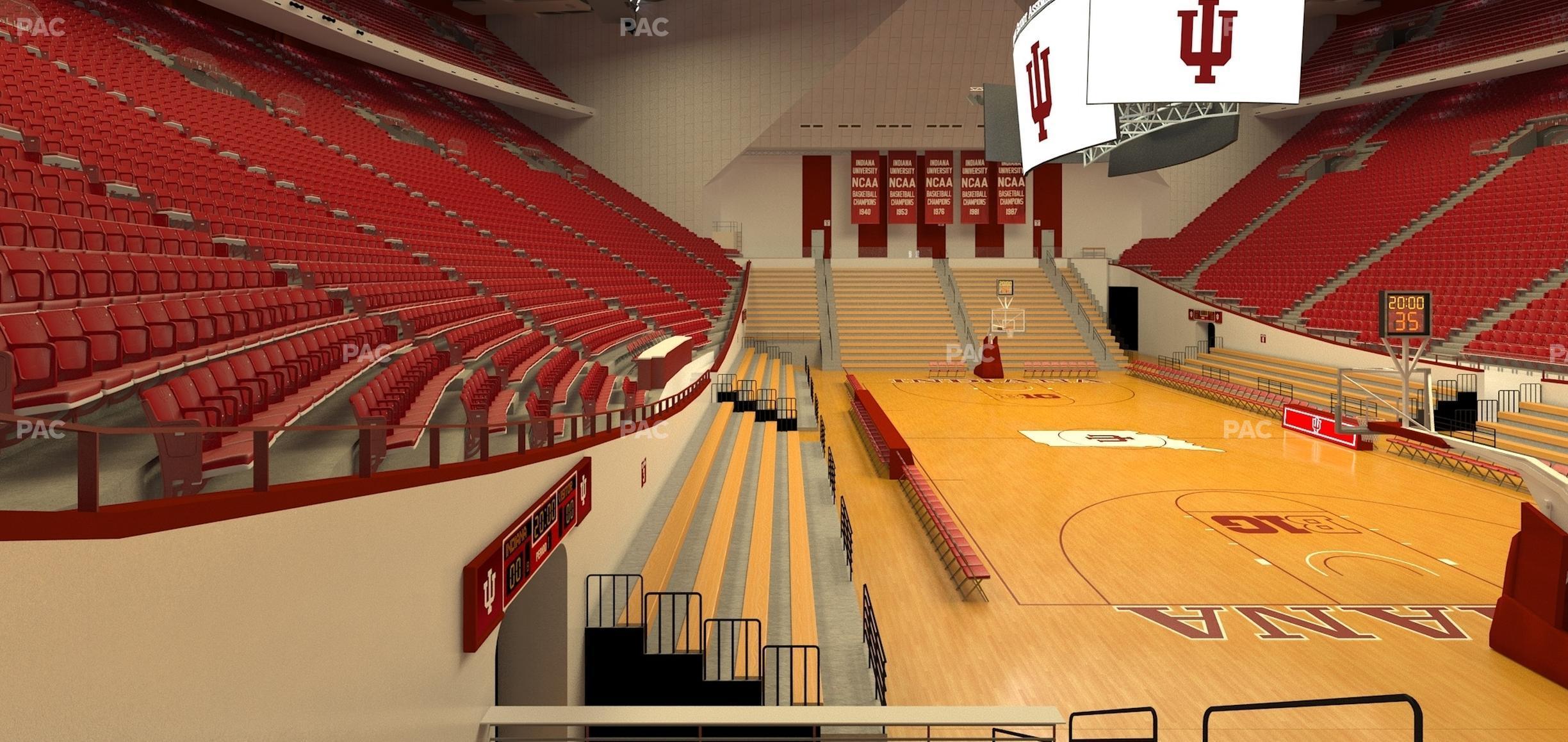 Seating view for Simon Skjodt Assembly Hall Section 2