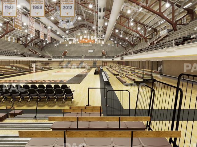 Seating view for Gregory Gym Section Floor 5