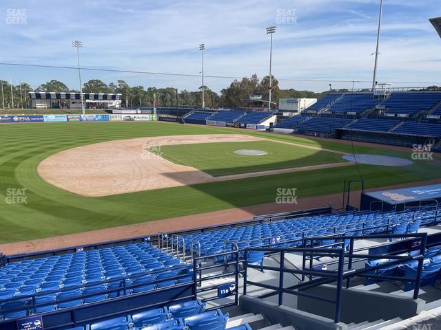 Seating view for Clover Park Section 116