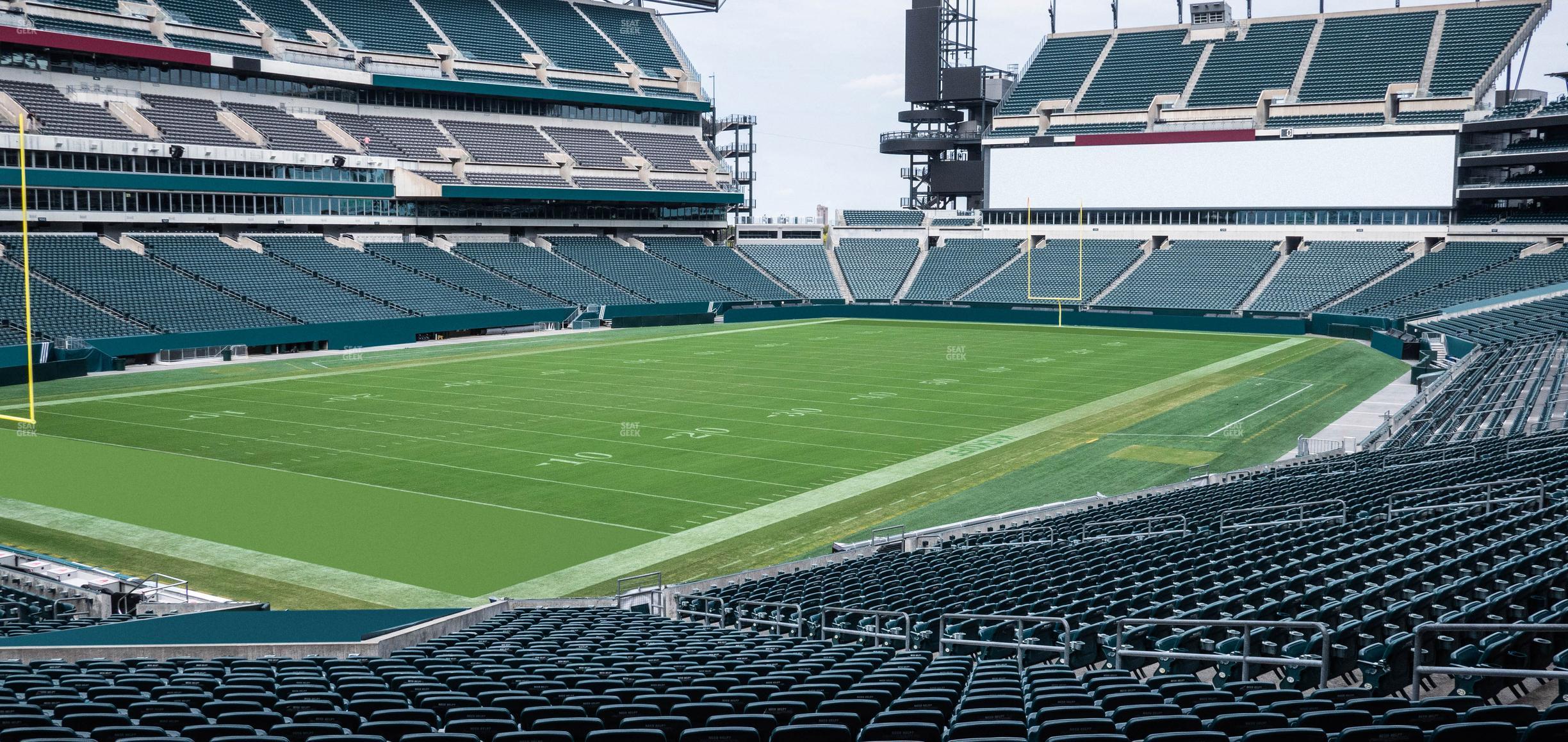 Seating view for Lincoln Financial Field Section 113