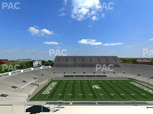 Seating view for Spartan Stadium (Michigan) Section 125