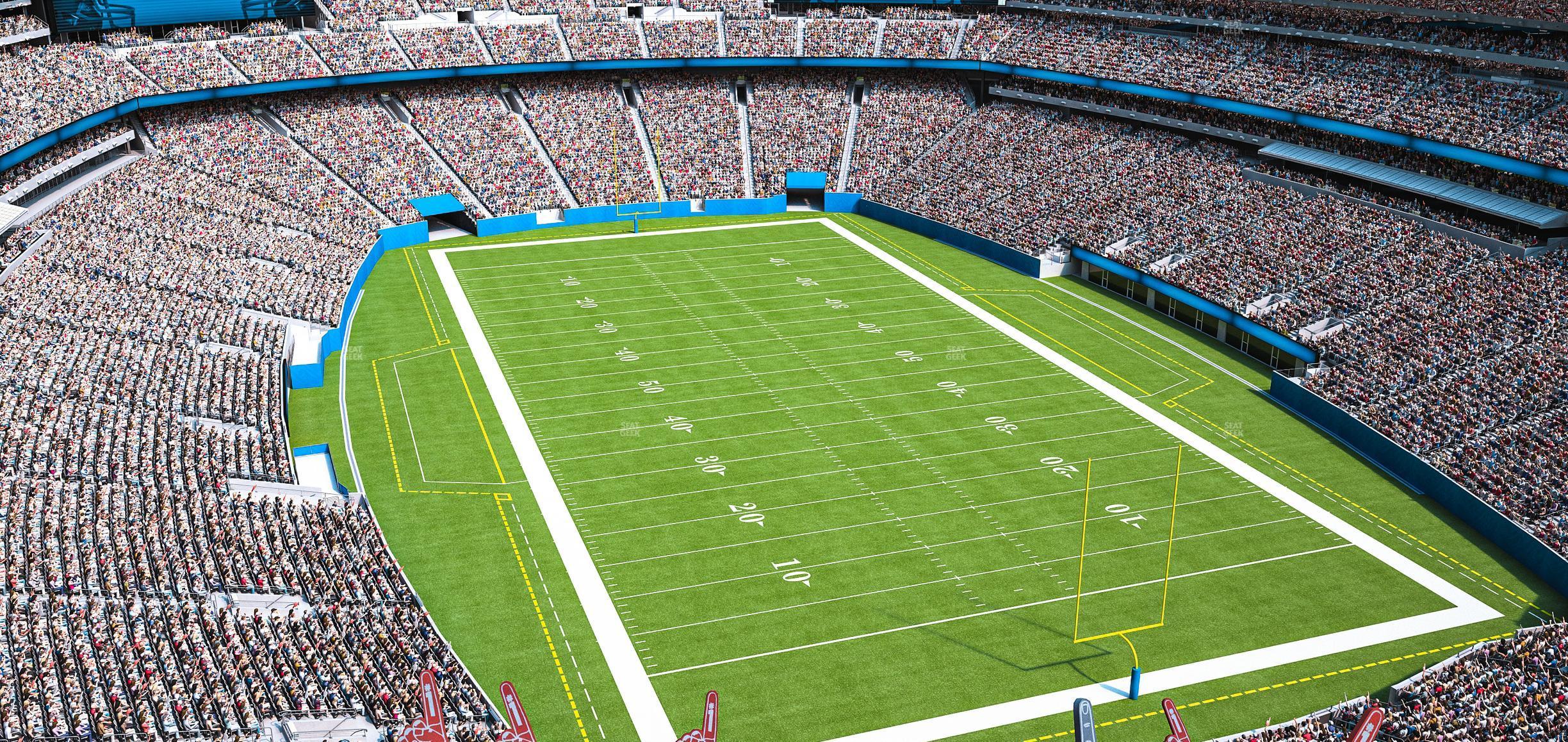 Seating view for MetLife Stadium Section 329