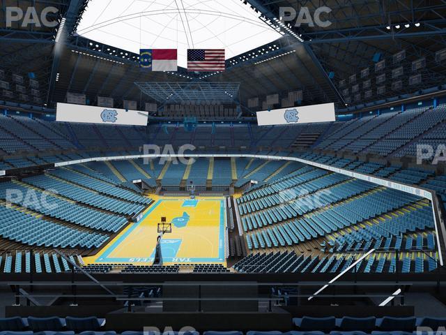 Seating view for Dean Smith Center Section 201