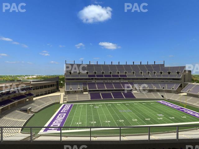 Seating view for Amon G Carter Stadium Section Legends Club 333