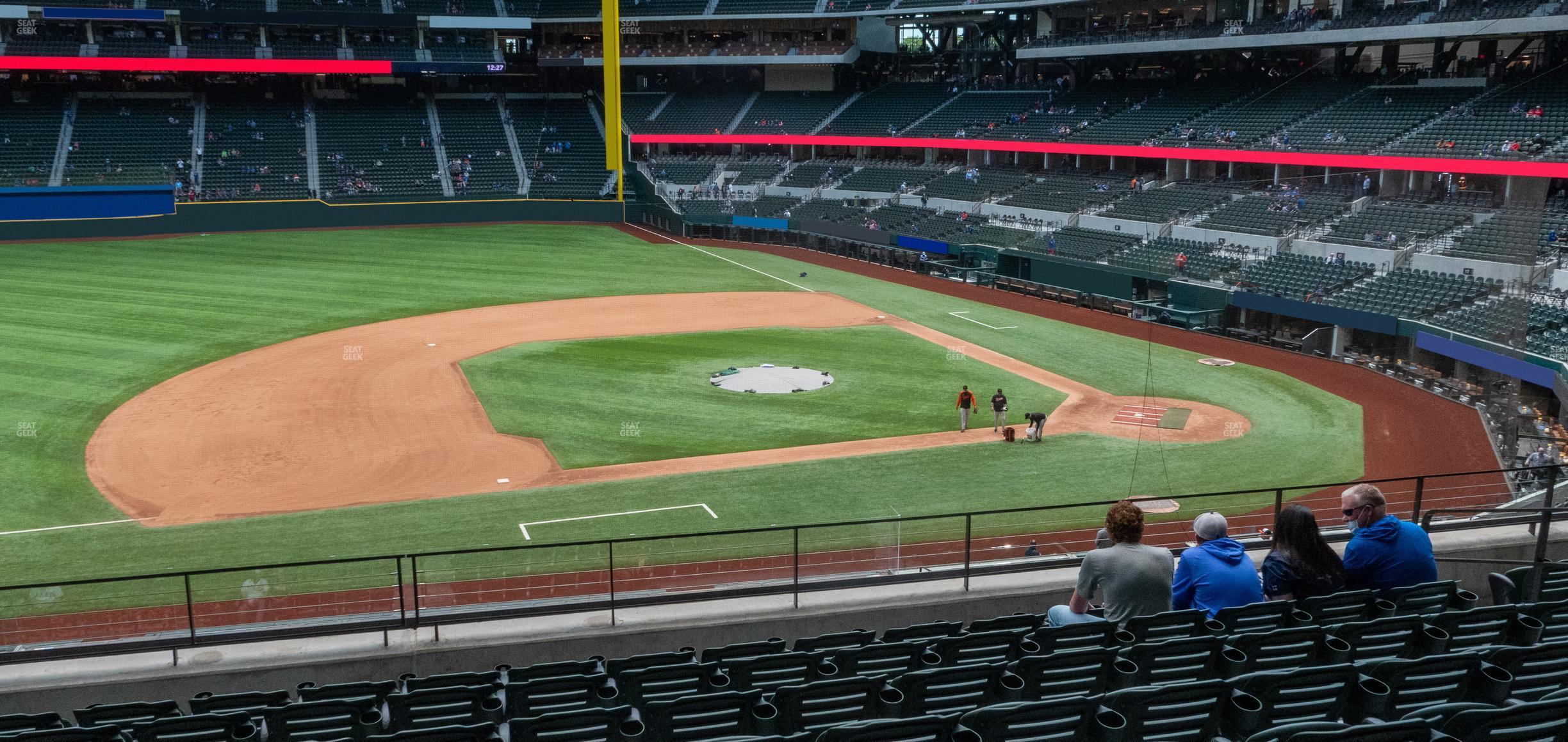 Seating view for Globe Life Field Section 108