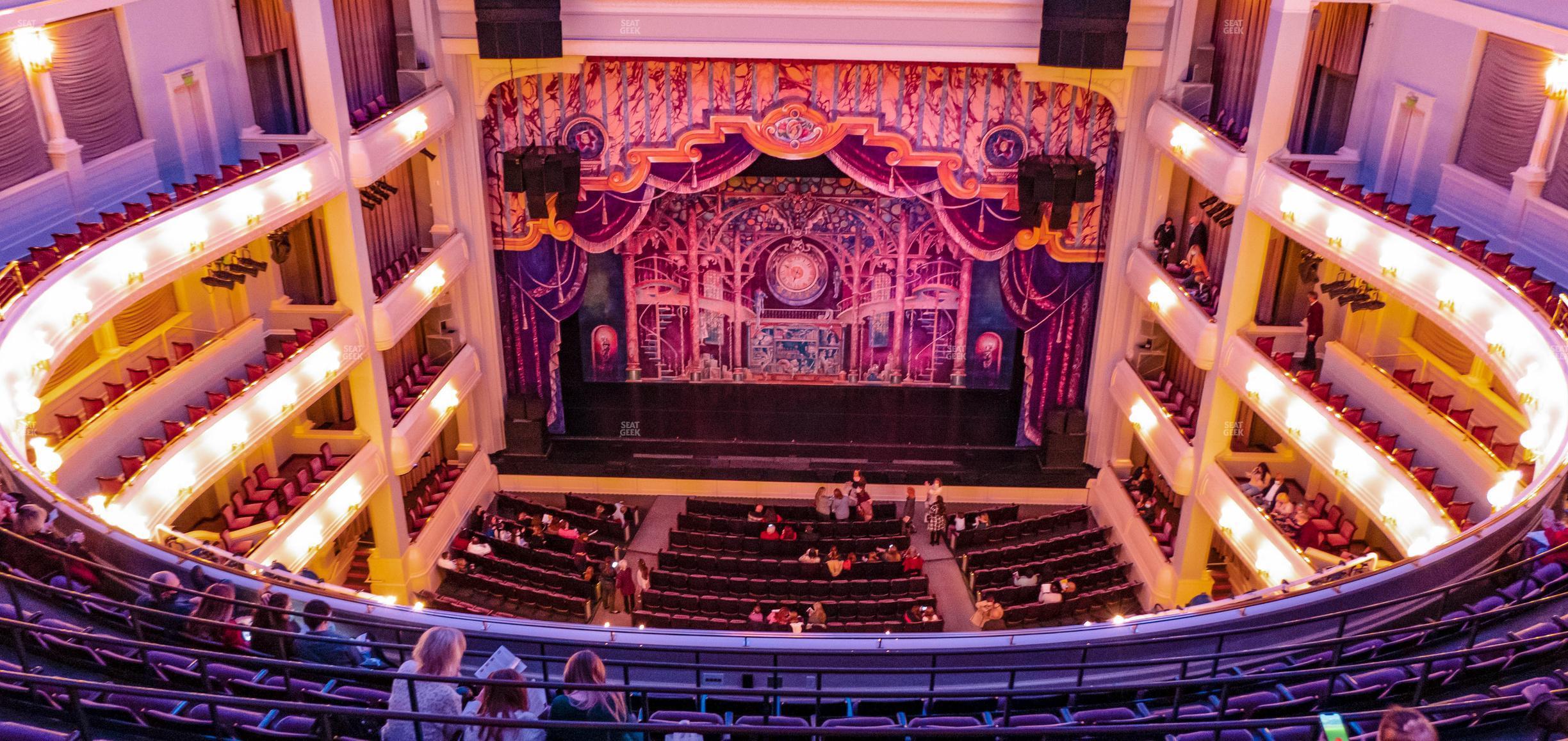 Seating view for Bass Performance Hall Section Upper Gallery Center