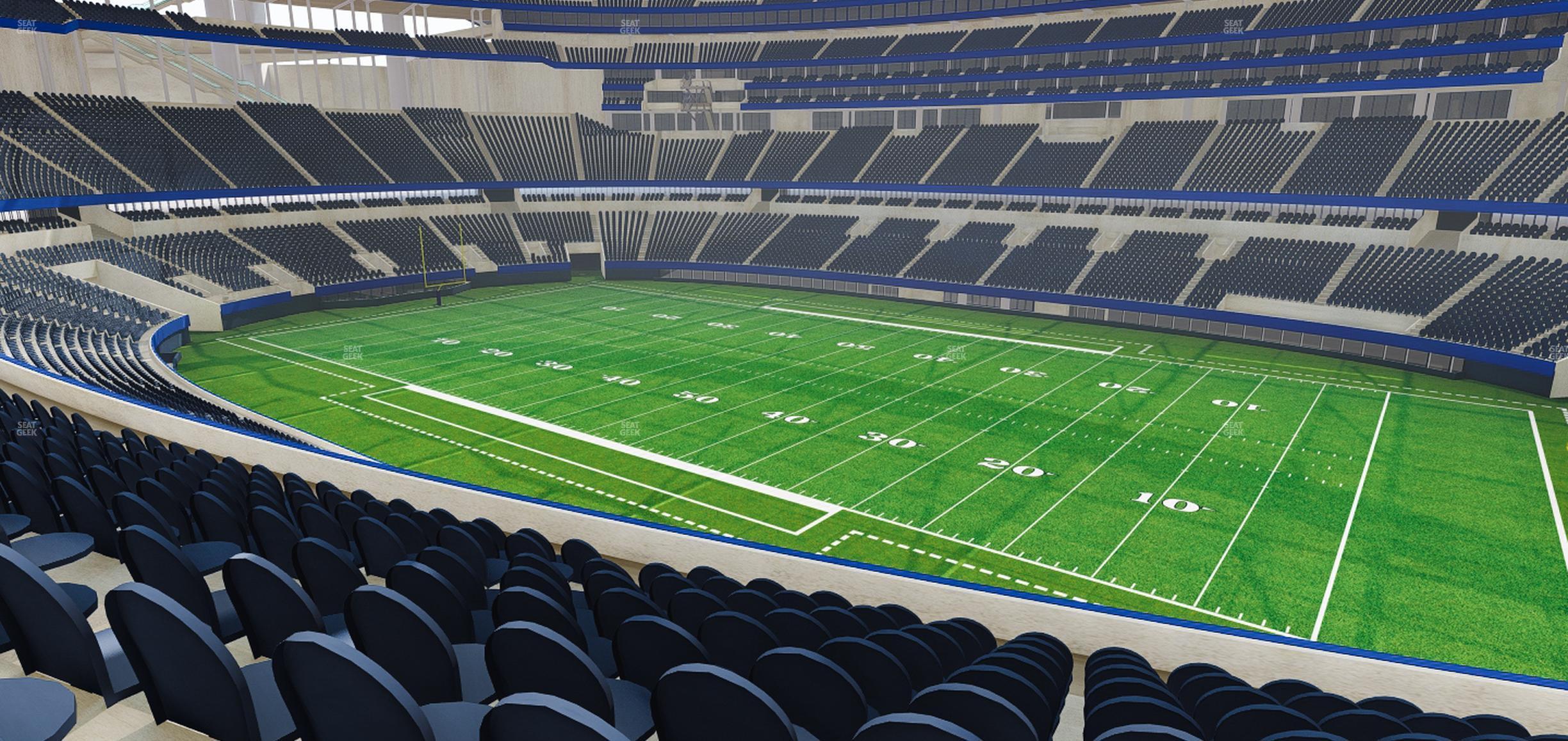 Seating view for SoFi Stadium Section Club 250