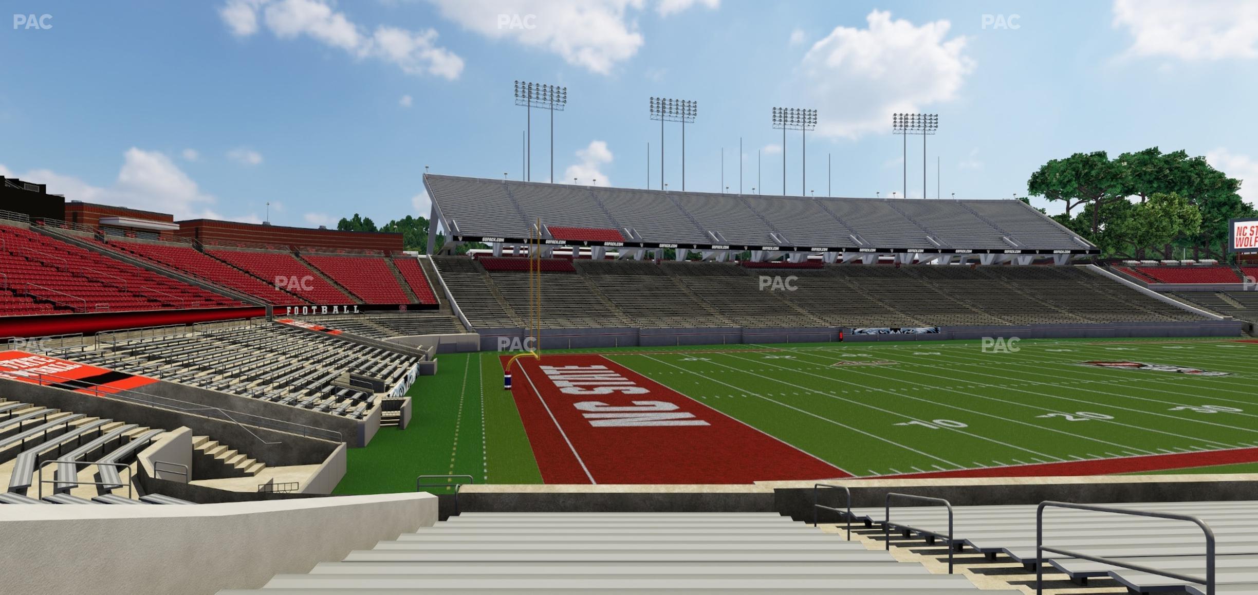 Seating view for Carter-Finley Stadium Section 24