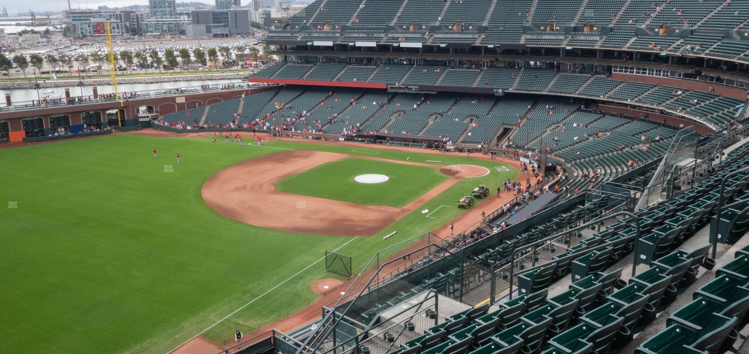 Seating view for Oracle Park Section View Reserved 331