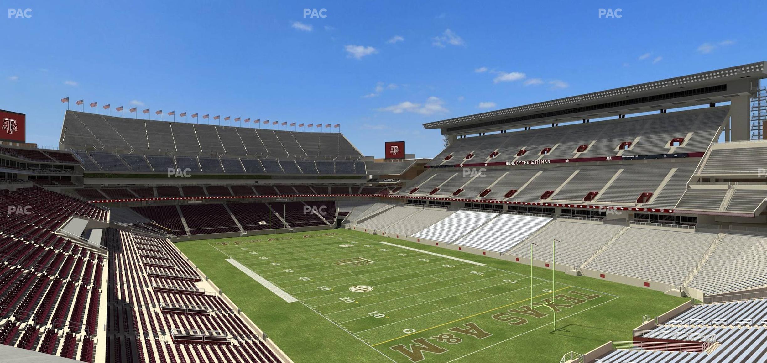 Seating view for Kyle Field Section 246