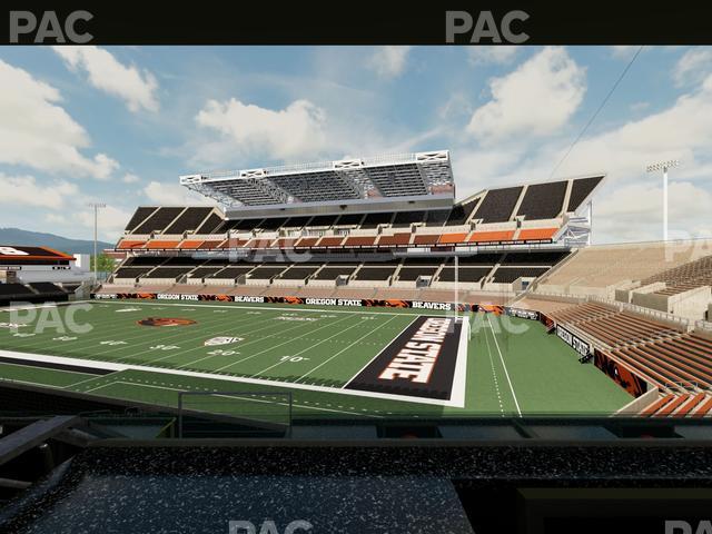 Seating view for Reser Stadium Section West Loge 8