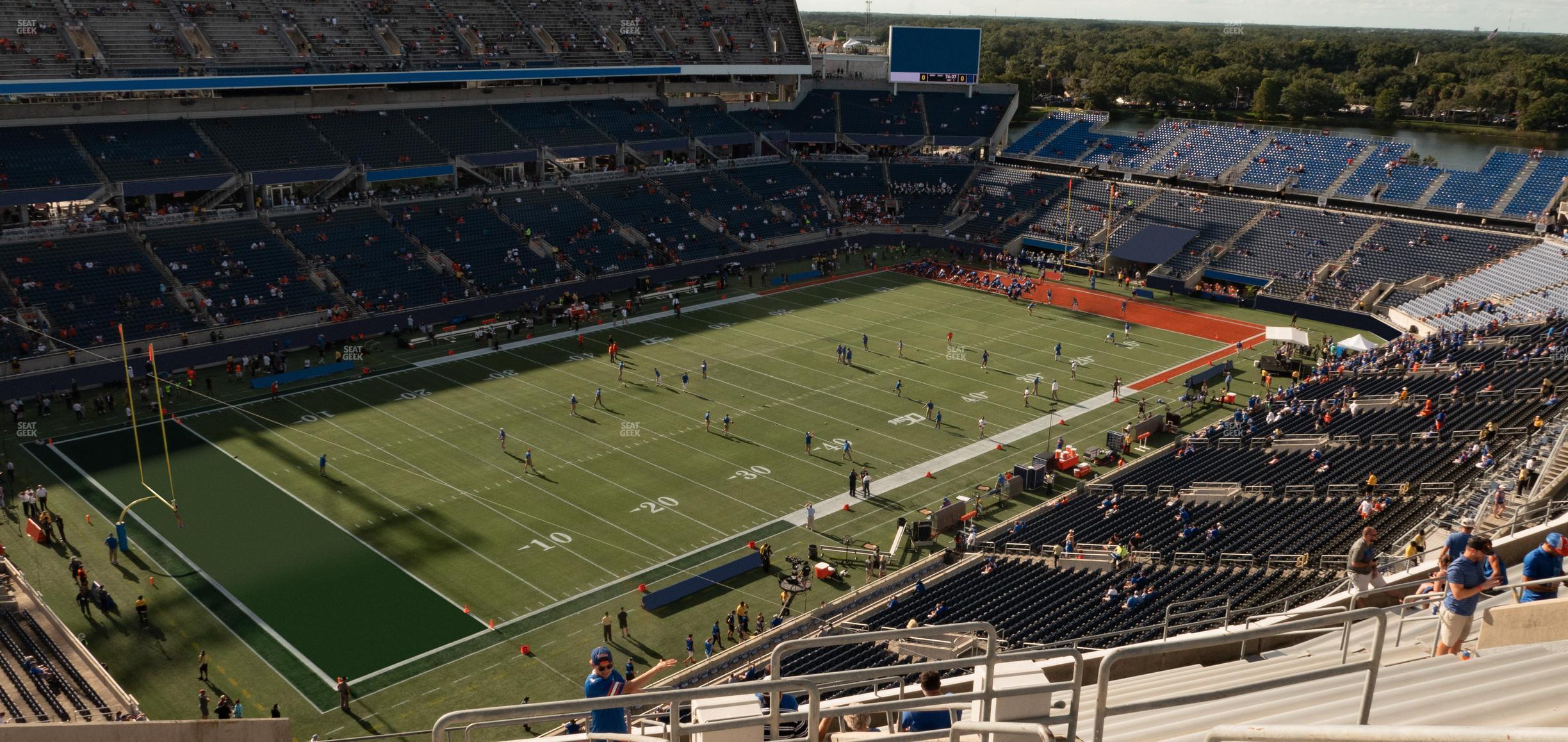 Seating view for Camping World Stadium Section 215