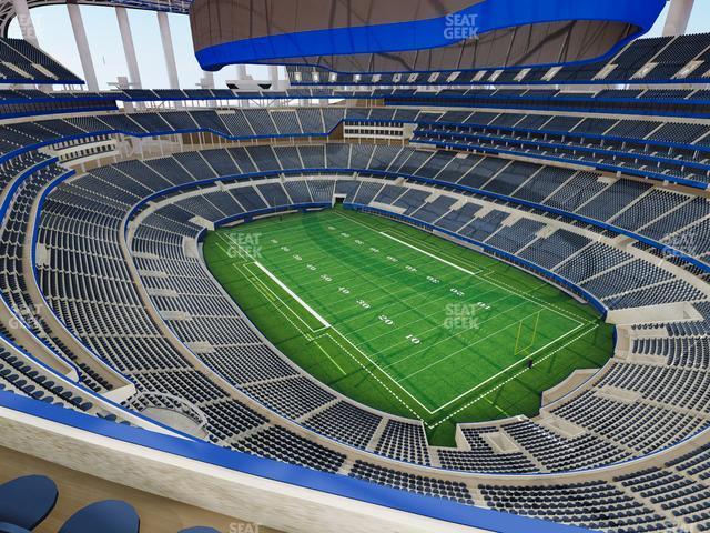 Seating view for SoFi Stadium Section 423