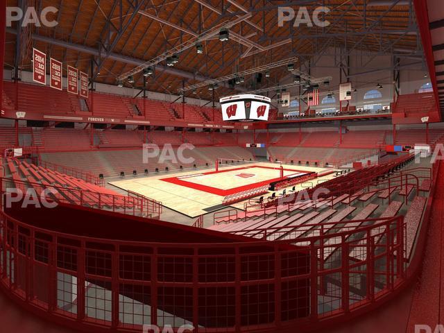 Seating view for Wisconsin Field House Section I