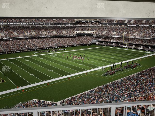 Seating view for Caesars Superdome Section Suite 335