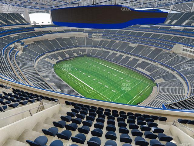 Seating view for SoFi Stadium Section 548