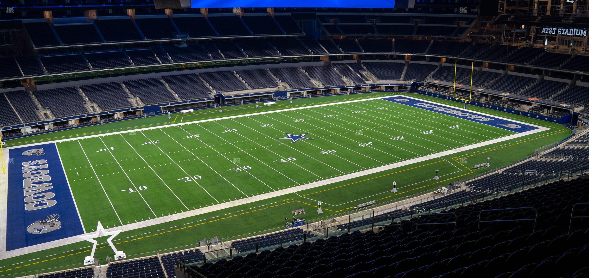 Seating view for AT&T Stadium Section Silver Suite 408