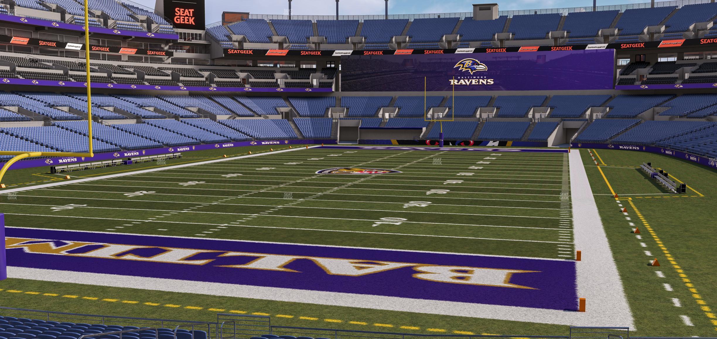 Seating view for M&T Bank Stadium Section 138