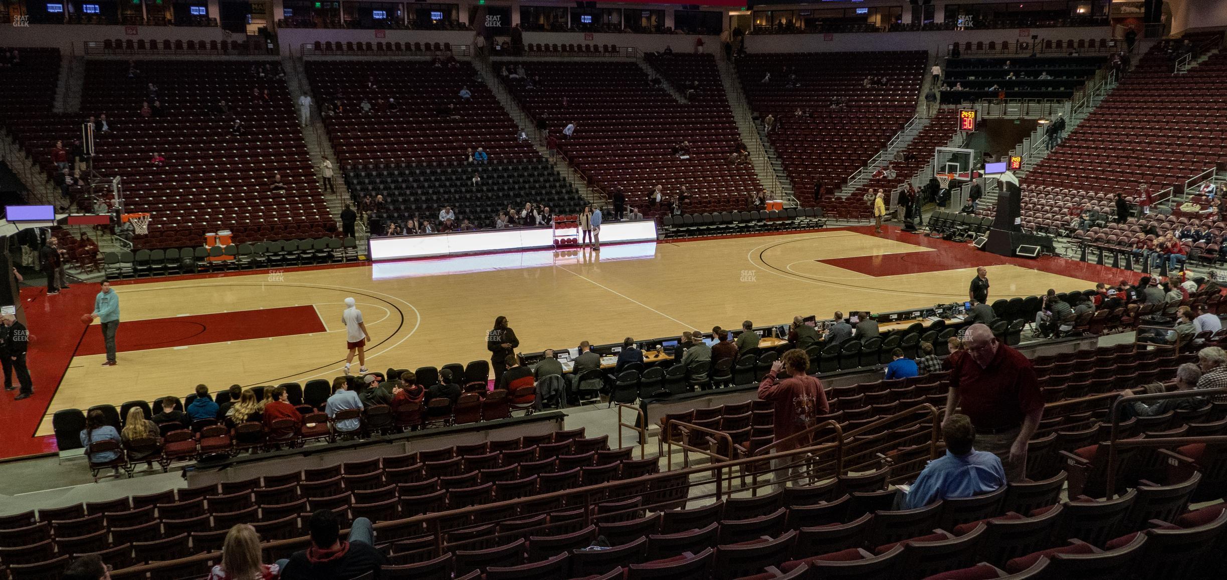 Seating view for Colonial Life Arena Section 115