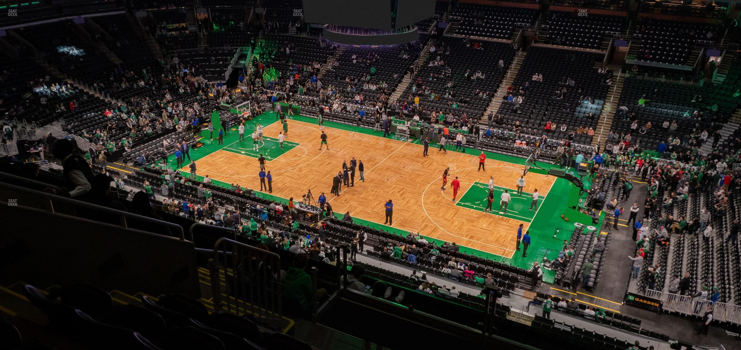 Seating view for TD Garden Section Balcony 314