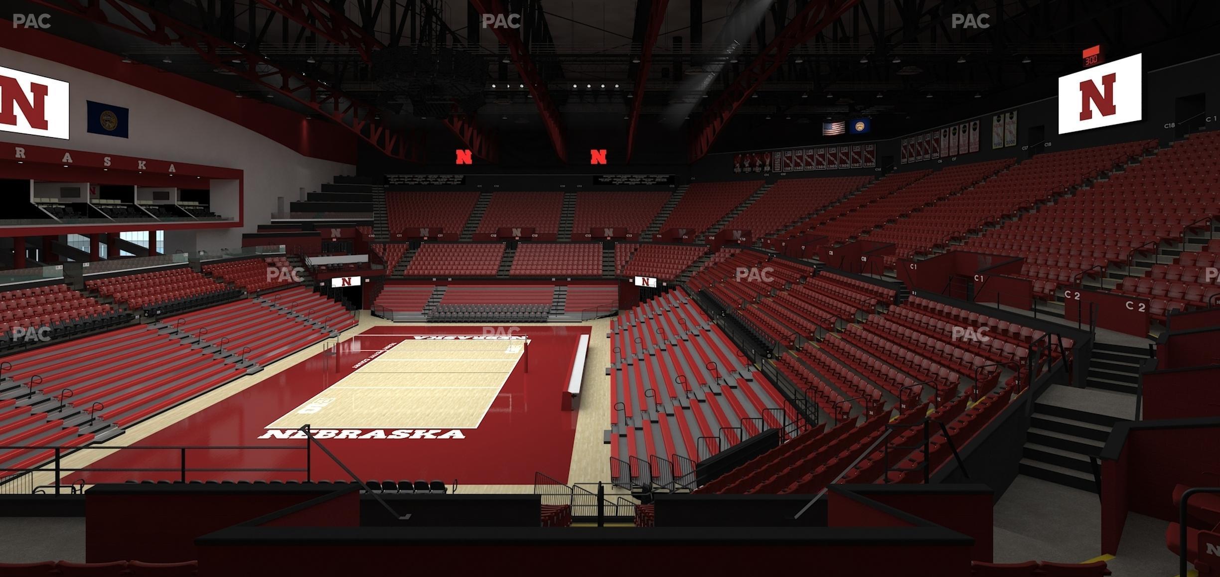 Seating view for Bob Devaney Sports Center Section C 5