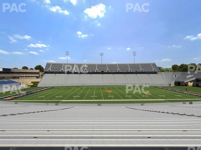 Seating view for Mountaineer Field at Milan Puskar Stadium Section 125