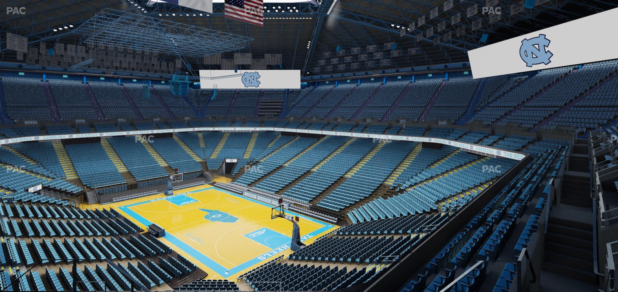 Seating view for Dean Smith Center Section 231