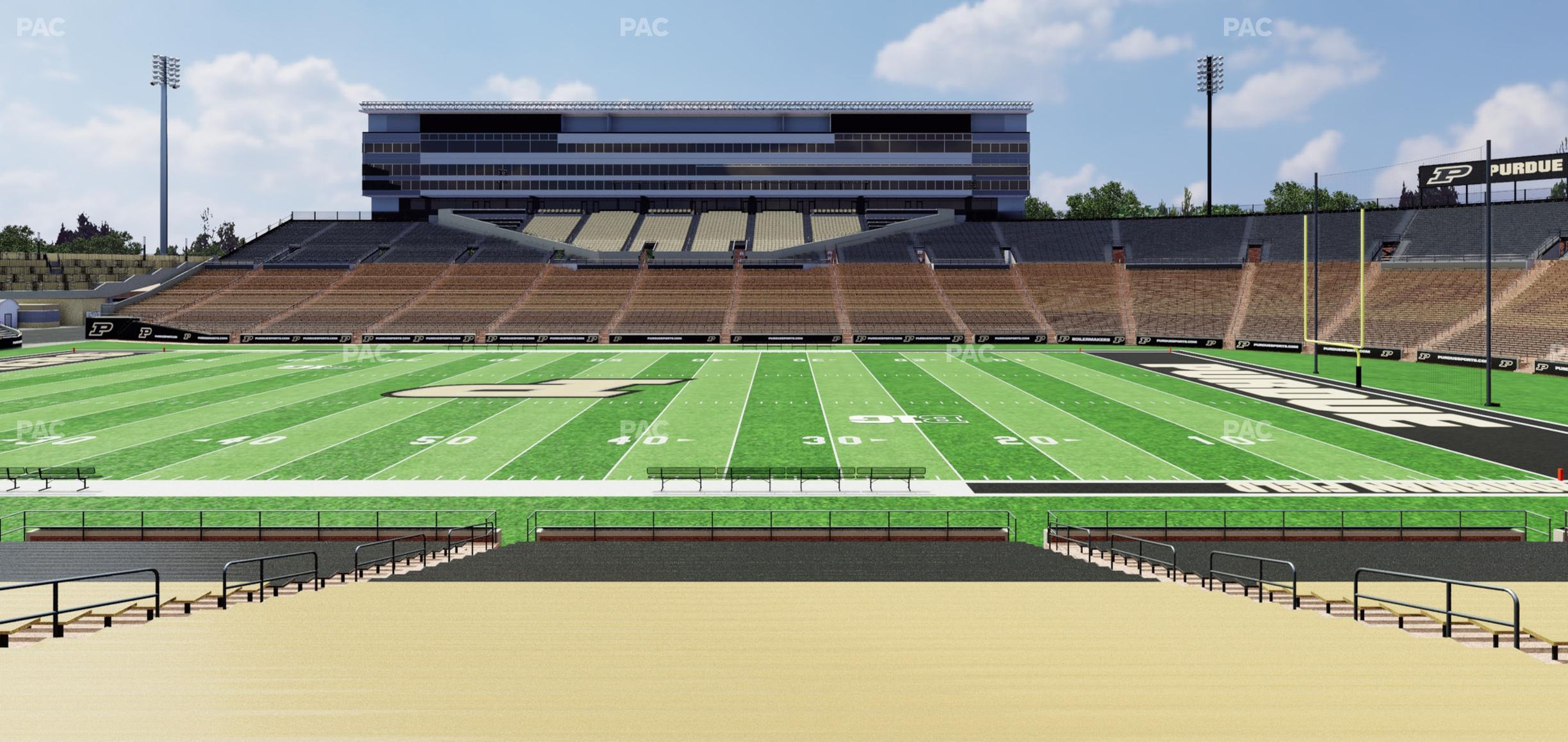 Seating view for Ross Ade Stadium Section 107