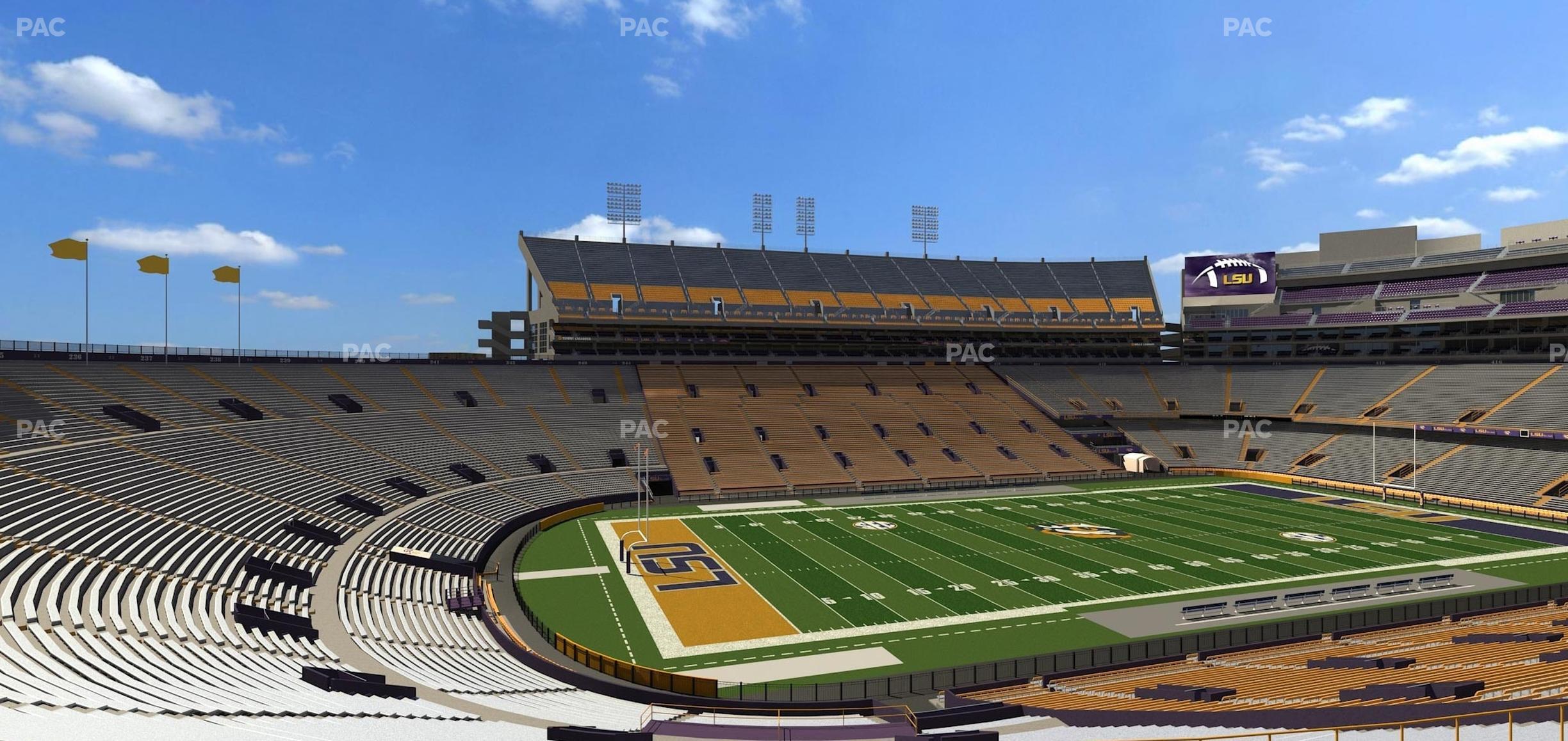 Seating view for Tiger Stadium Section 224