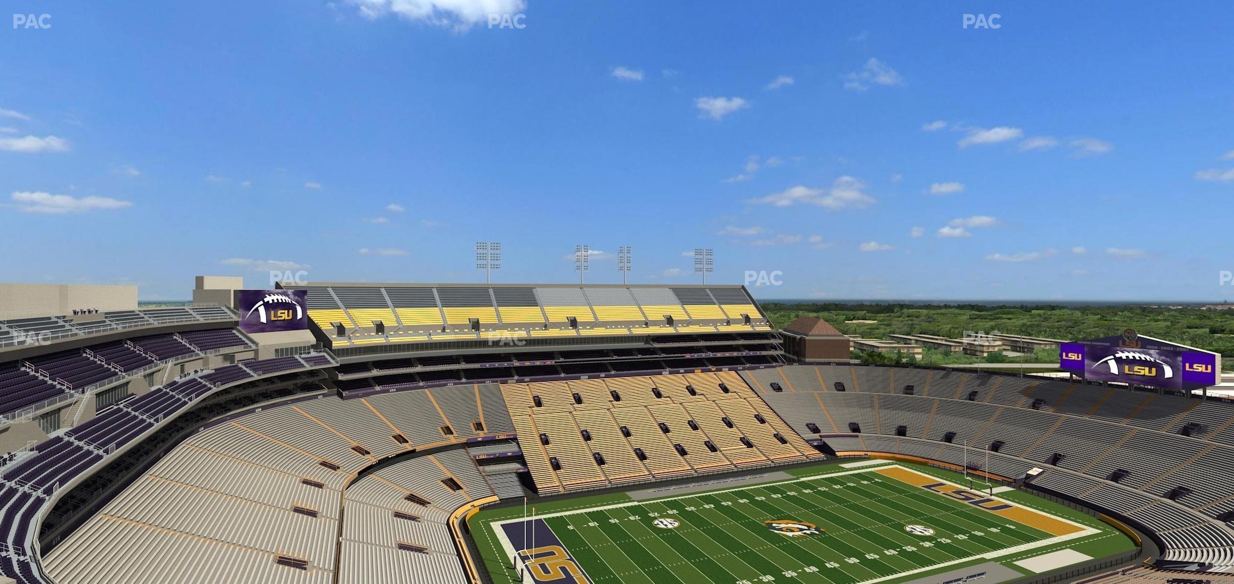 Seating view for Tiger Stadium Section 642