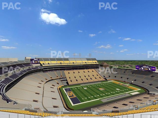 Seating view for Tiger Stadium Section 642