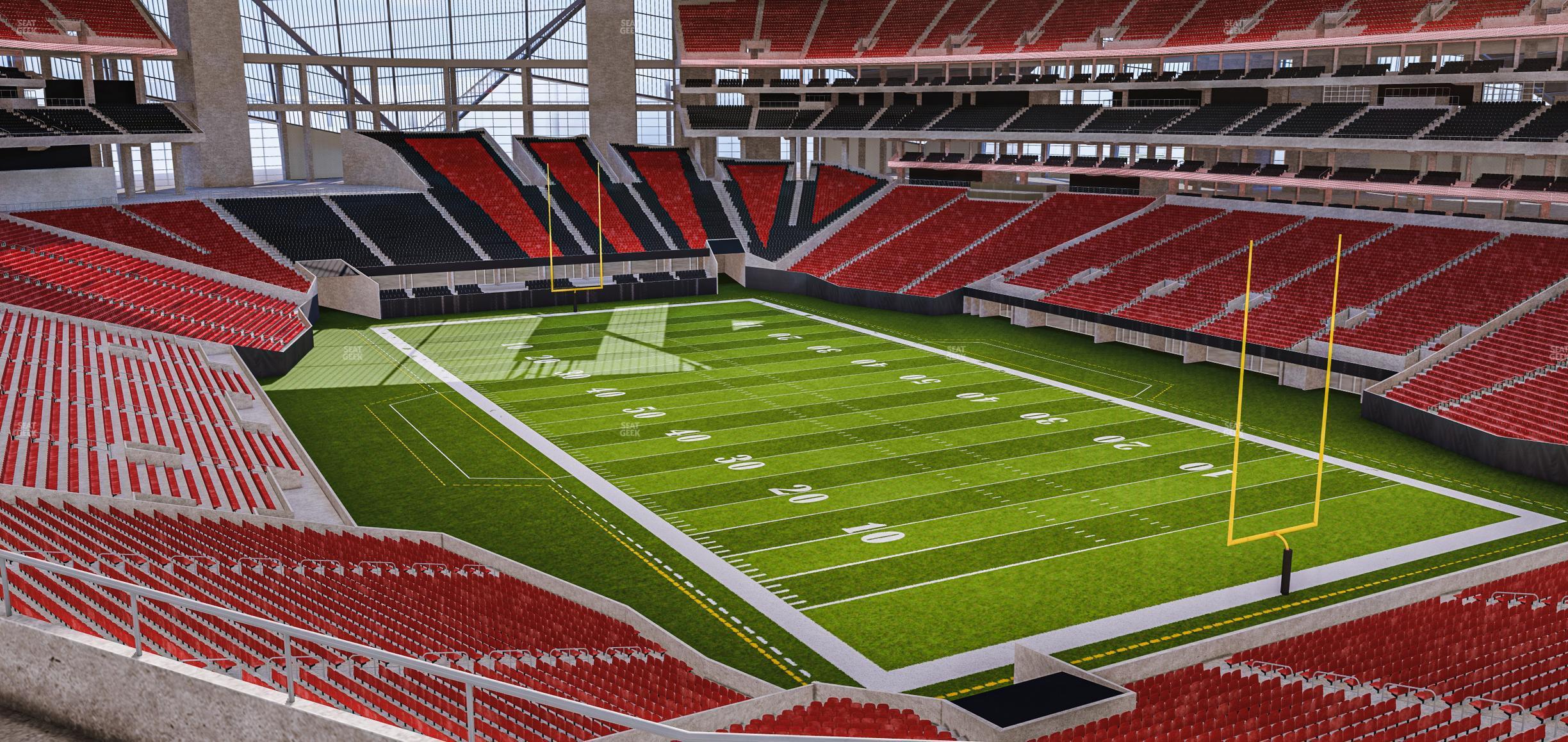 Seating view for Mercedes-Benz Stadium Section 228