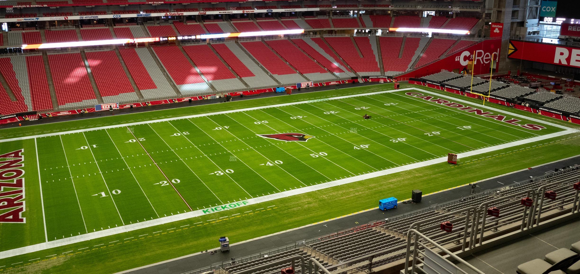 Seating view for State Farm Stadium Section Ring Of Honor Wc 417