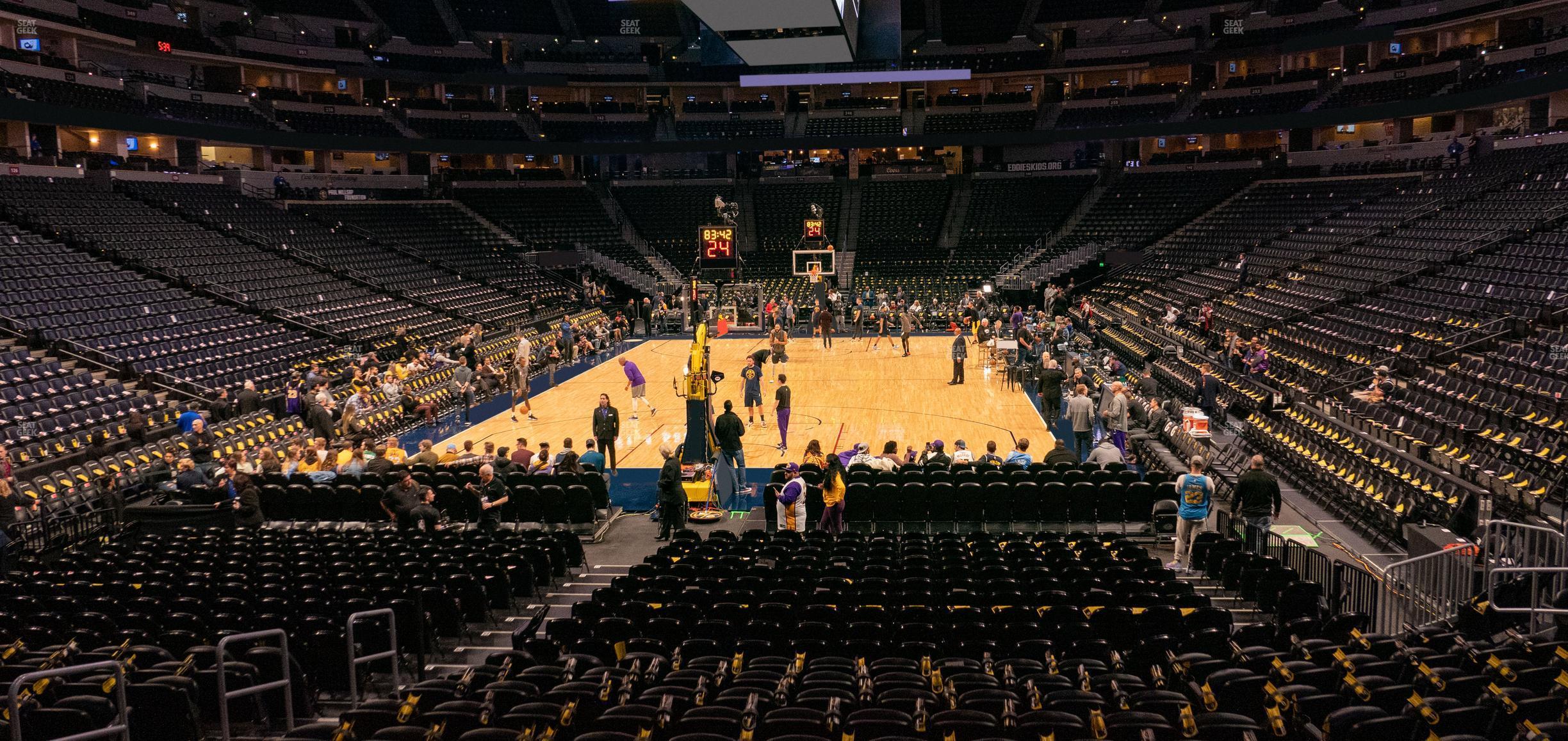 Seating view for Ball Arena Section 112