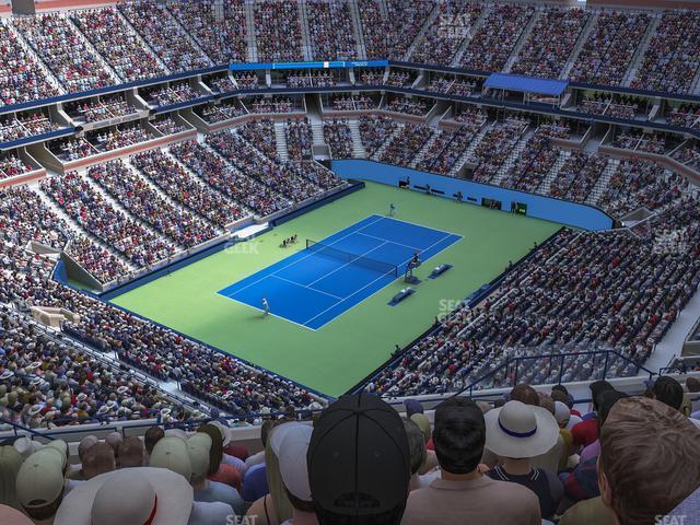 Seating view for Arthur Ashe Stadium Section 325