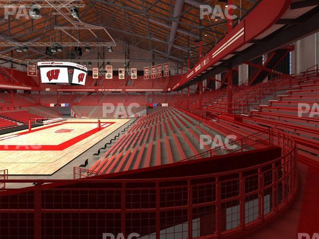 Seating view for Wisconsin Field House Section U